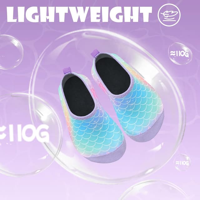 Detalle 2 de WateLves Badeschuhe für Kinder (Gr. 14–31) – Wasserschuhe ohne Schnürsenkel für Strand & Pool