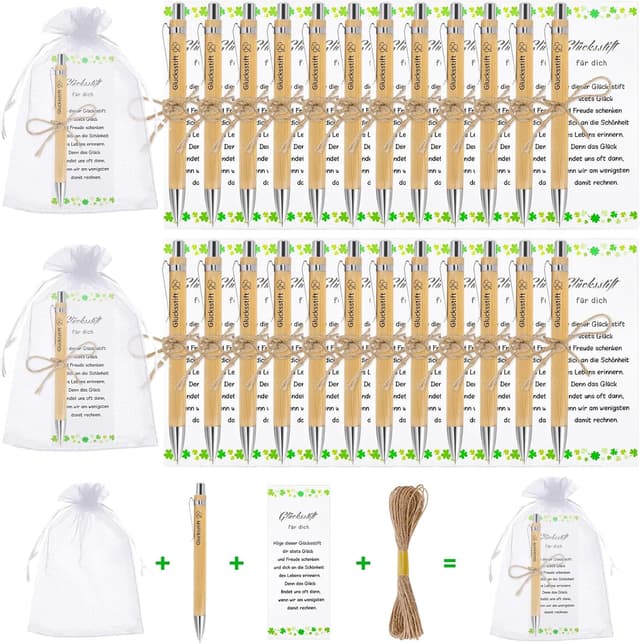 Detalle de GADITIEK Glücksstift Kugelschreiber 24er Set