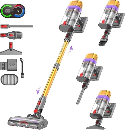 Detalle de Vistefly V15 Ultra Aspiradora Potente 🧹 Sin Cable y Versátil