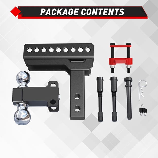 Thumbnail 6 de TYT Adjustable Trailer Hitch 6" Drop 🚚