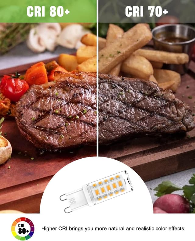 Detalle de G9 LED Bulb Warm White 3000K, 5W 560lm Capsule (Non-Dimmable) – 6 Pack