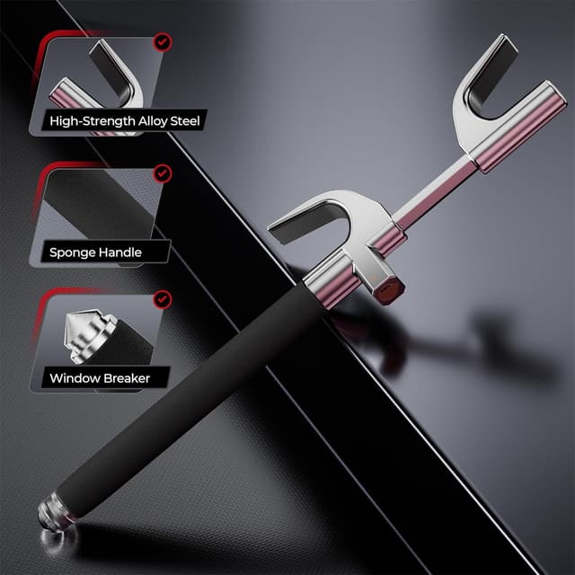 Thumbnail 5 de SURDOCA Multifunction Steering Wheel Lock 12.6in