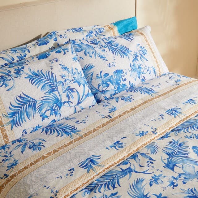 Detalle 2 de Bassetti Ibiscus Tatoo juego de sábanas algodón 100%