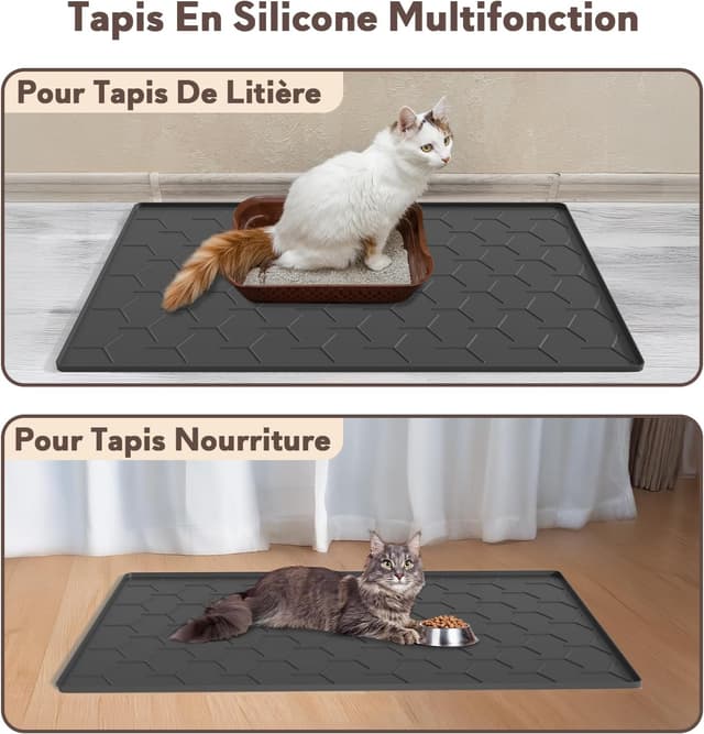 Thumbnail 5 de Garoopion Tapis Litière Chat 86x56 cm