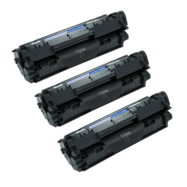 Imagen de Zipzap Tóners Compatibles HP Q2612A Negro Pack 3 🖤 en OfertitasTOP