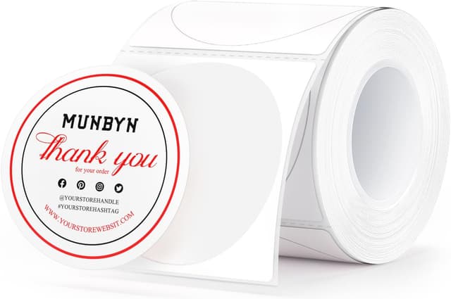 Detalle 2 de MUNBYN Thermodirekt Etiketten 1000 Stück