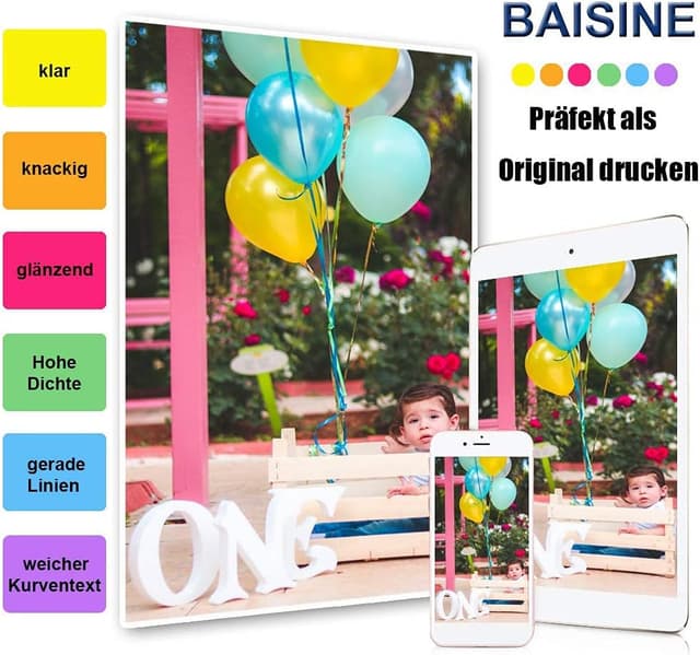 Detalle de BAISINE 5-Pack kompatible Kyocera TK-5230 für ECOSYS M5521cdw/M5521cdn und P5021cdw/P5021cdn