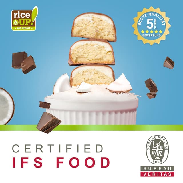 Detalle de RiceUP! Vitamin Protein Bar Coconut 30% 🍫