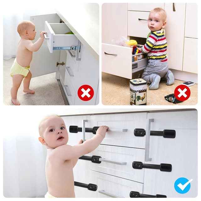 Thumbnail 6 de ECHOCUBE Kindersicherung für Möbel, 8er-Set