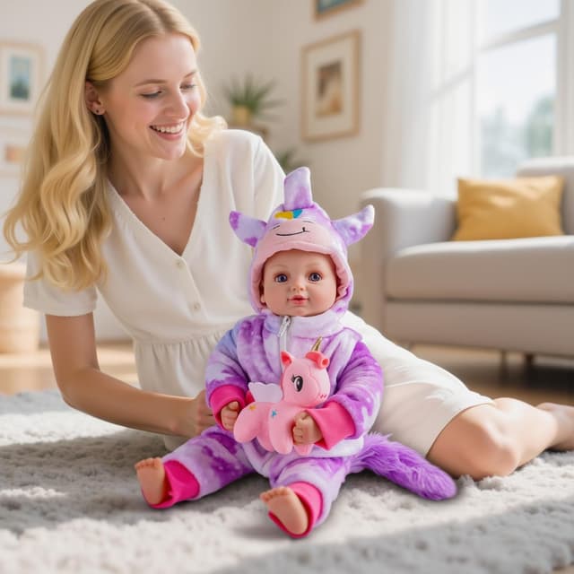 Detalle 2 de BABESIDE 15-Inch Realistic Baby Doll