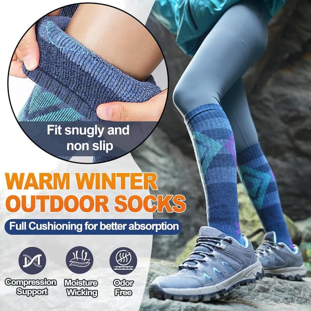 Thumbnail 3 de Welwoos Merino Ski Socks 3 Pack