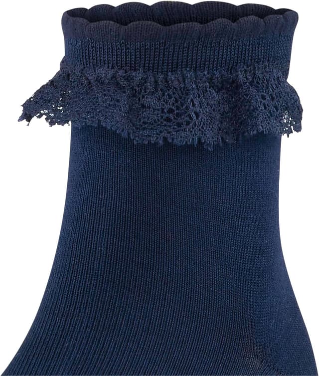 Detalle 2 de FALKE Unisex Kids Romantic Lace Socks (Cotton-rich, Breathable, Frilly Ruffle Cuffs) 1 Pair