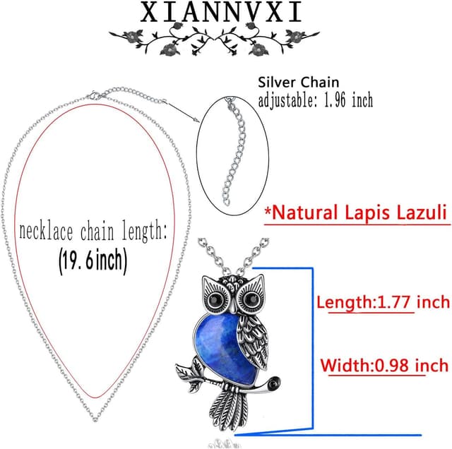 Thumbnail 5 de XIANNVXI Crystal Necklace 45×25 mm