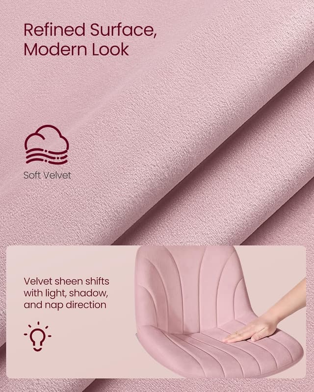 Thumbnail 4 de VASAGLE Dressing Table Chair 360° Swivel