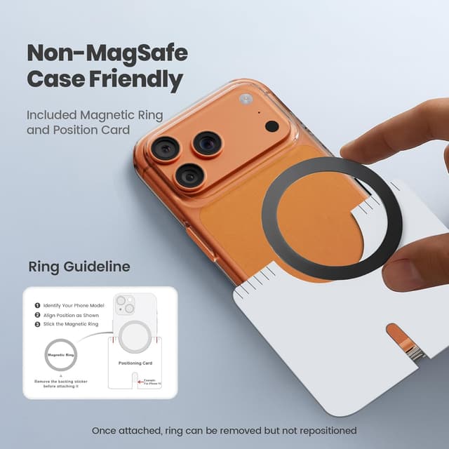 Detalle 2 de 15W Magnetic Wireless Charger Stand (Qi2) for Apple 3-in-1 Charging Station