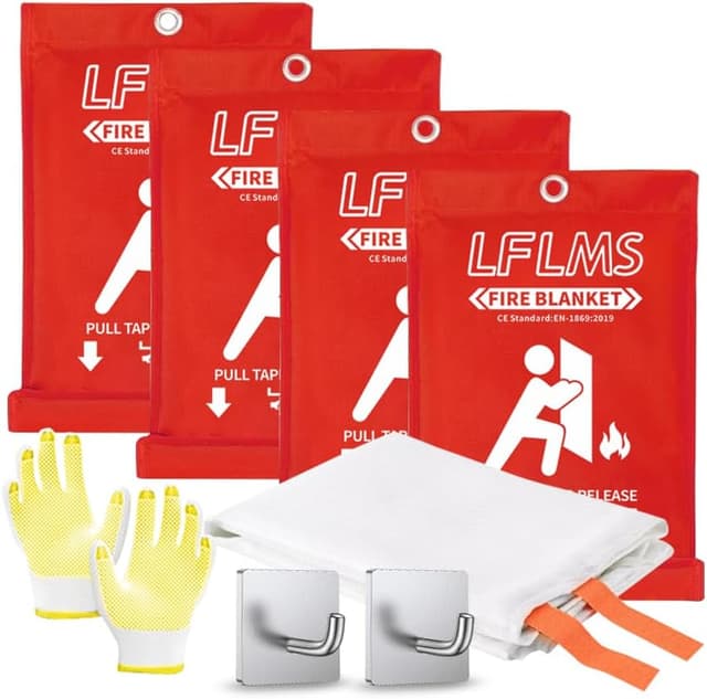 Imagen de Emergency Fire Blankets 6-Pack ⚠ en OfertitasTOP