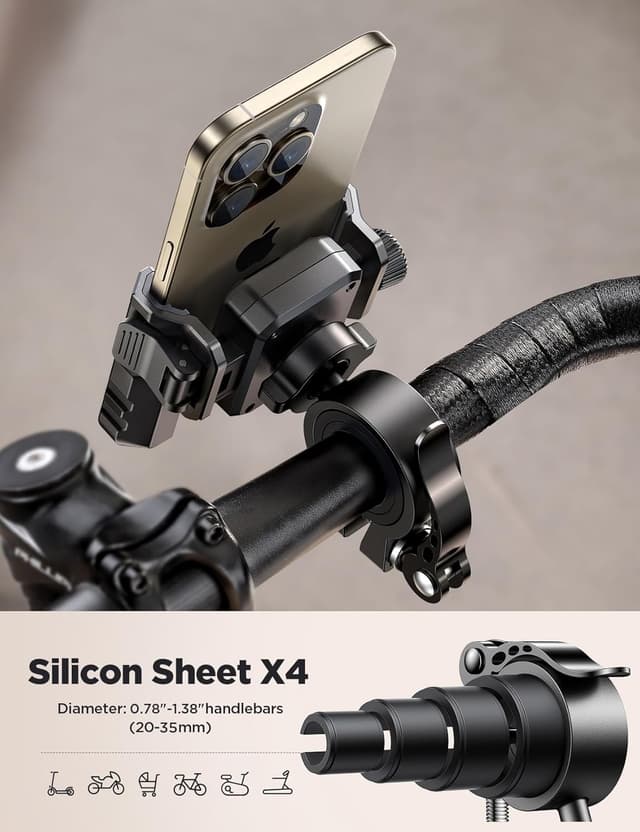 Thumbnail 5 de JOYROOM Motorcycle Bike Phone Holder 4.7–7"