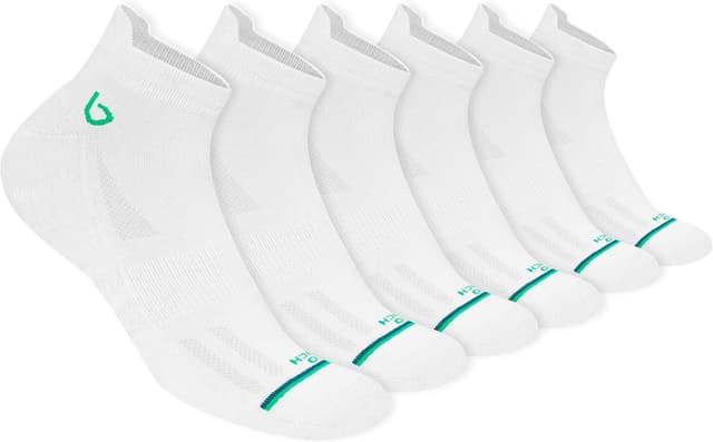 Detalle 2 de BAMBOS Sneaker Socken aus Bambus (3–6 Paare) – ultraweiche Kurz-Sportsocken für Herren & Damen