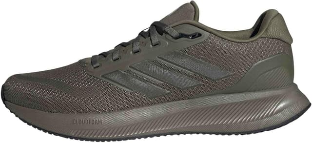 Detalle de adidas Men’s Runfalcon 5 Running Shoes in Olive Strata/Shadow Olive/Core Black (7.5 UK)