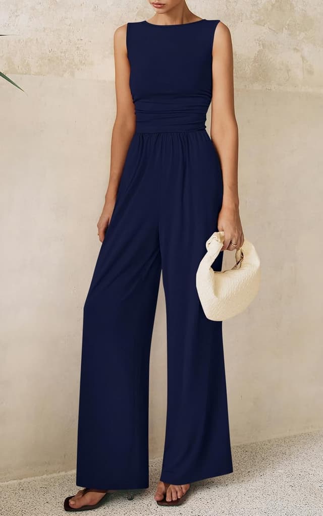 Thumbnail 6 de PRETTYGARDEN One Piece Jumpsuits Wide-Leg Romper 👗