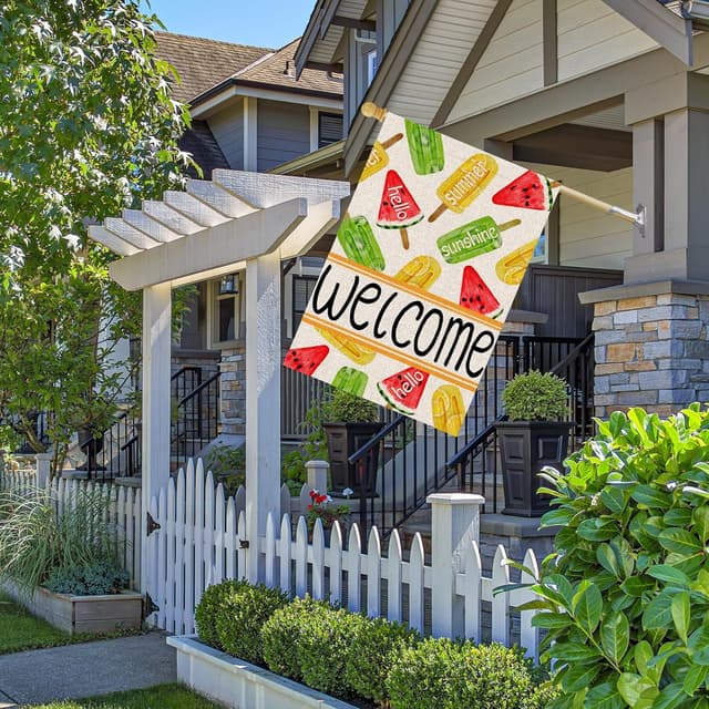 Thumbnail 2 de FUYUCHEN Summer Garden Flag 12x18 Inch popsicles outdoor flag 🏳