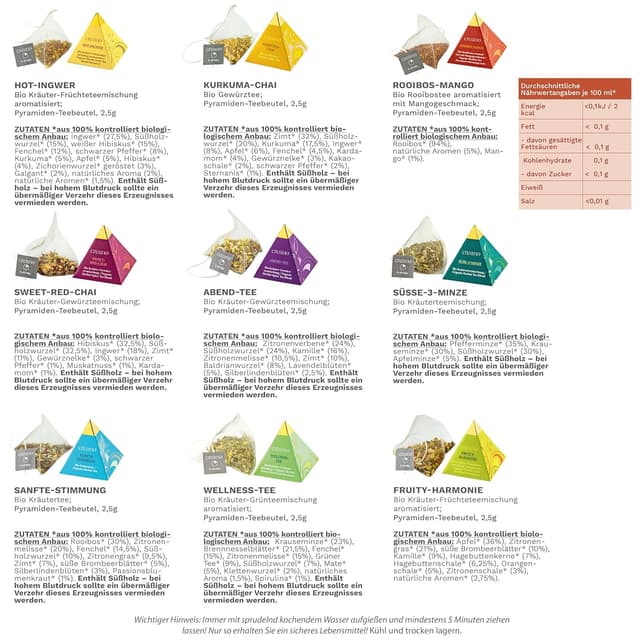 Thumbnail 2 de Creano Premium Bio Kräutertee Geschenkset 22,5 g 🍵