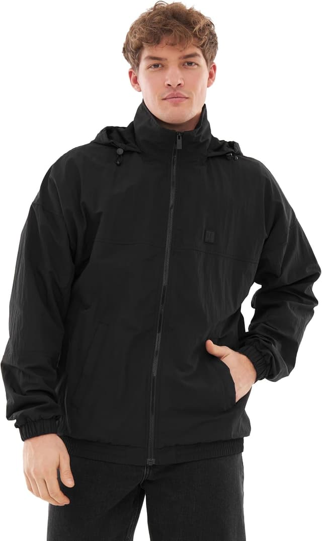 Detalle de Johnny Urban Lennon – Giacca sportiva leggera unisex con cappuccio, antivento