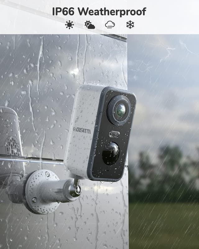 Thumbnail 6 de DEATTI Überwachungskamera Aussen Akku 2K