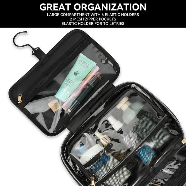 Thumbnail 3 de Voova Travel Toiletry Bag Black