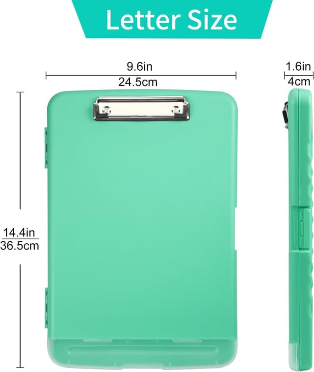 Thumbnail 6 de DMFLY Clipboard with Storage (A4) with Pen Holder and Low-Profile Metal Clip