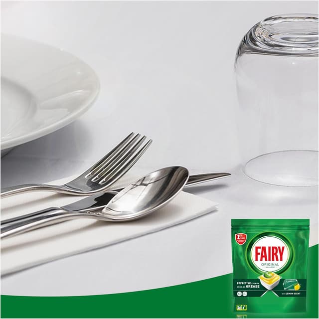 Thumbnail 5 de Fairy Original Todo En Uno Cápsulas Lavavajillas Limón 🍋