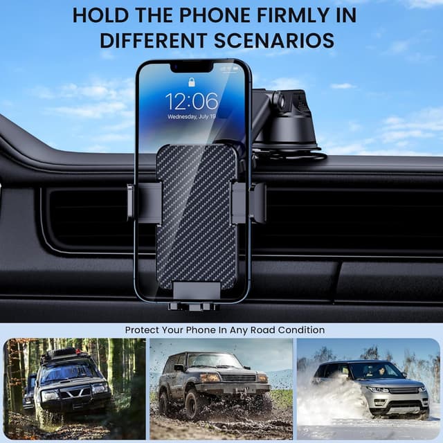 Thumbnail 6 de GUWEZ Car Phone Holder 3 in 1