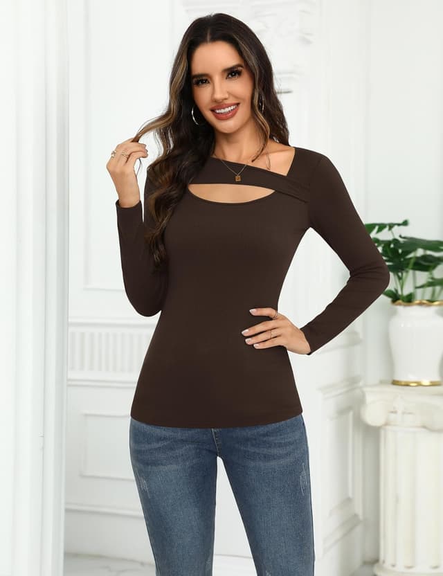 Thumbnail 6 de Aottori Camiseta Manga Corta Mujer Cuello Redondo