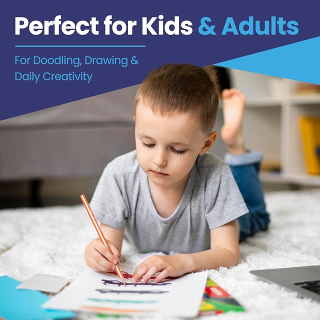 Thumbnail 6 de Eziglide Jumbo TriGrip Colouring Pencils 48 Pack