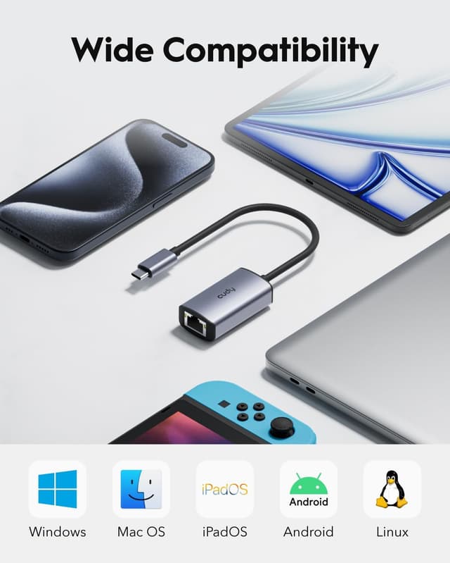 Thumbnail 3 de Cudy UE10C USB-C Ethernet 1 Gbps