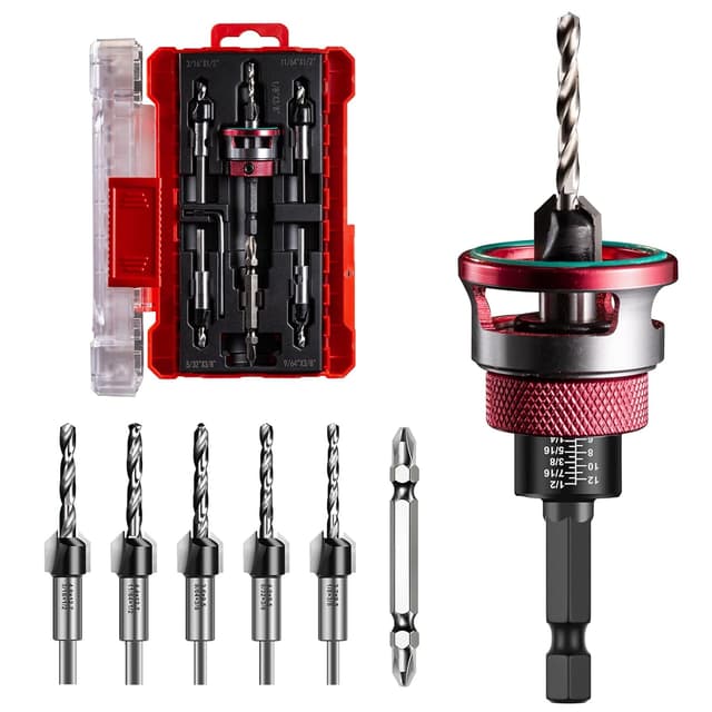 Imagen de Punte trapano a svasatura set legno 5 en OfertitasTOP