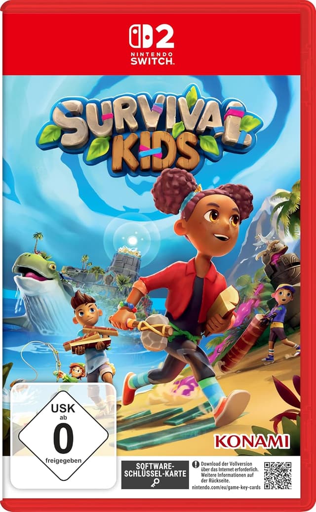 Detalle de Survival Kids – Switch 2 Key Card für gemeinsames Abenteuer auf der Nintendo Switch 2