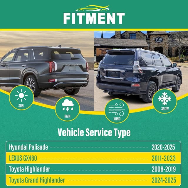 Detalle 2 de Hyundai Palisade wiper blades set, 26 20 12