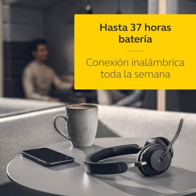 Detalle 2 de Jabra Evolve2 65 Auriculares inalámbricos 37h 📧