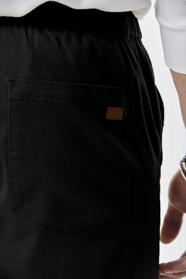 Detalle de JMIERR Herren Baumwoll-Chino Stretch Cargohose mit elastischem Bund und Taschen