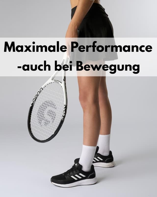 Detalle 2 de sockenkauf24 Damen Tennissocken (6 Paar) – atmungsaktive Retro-Crew-Sportsocken mit verstärkter Ferse & Fußspitze