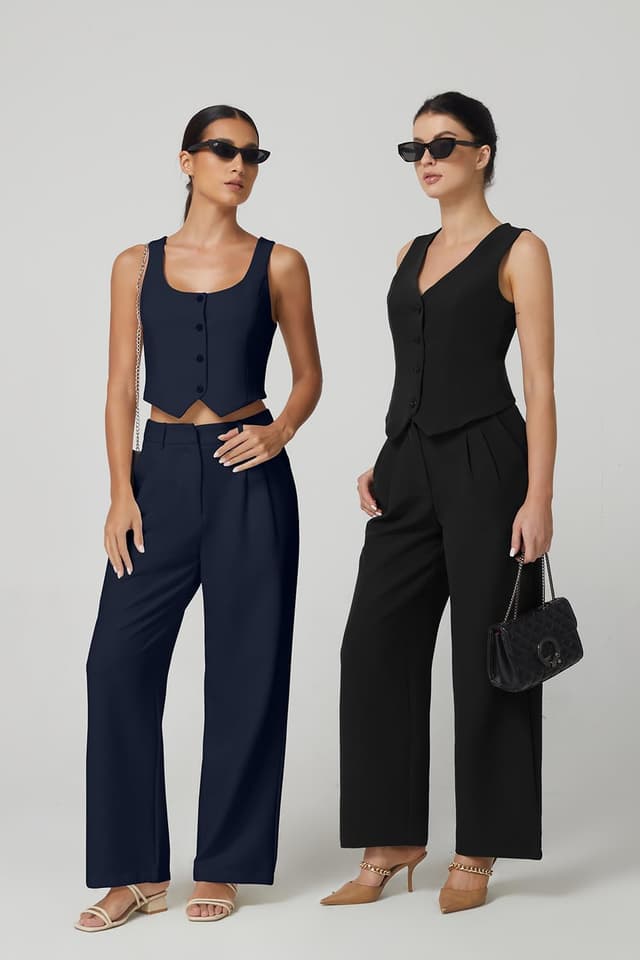 Thumbnail 5 de QINSEN Wide Leg Dress Pants