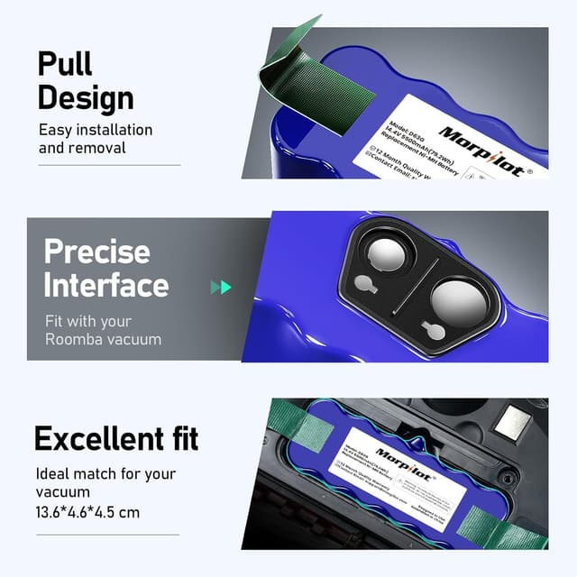 Thumbnail 5 de Morpilot 5500mAh batería para Roomba