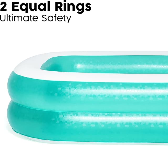 Thumbnail 3 de Bestway 54005 Piscina Hinchable Familiar Rectangular 🌊 201x150x51 cm