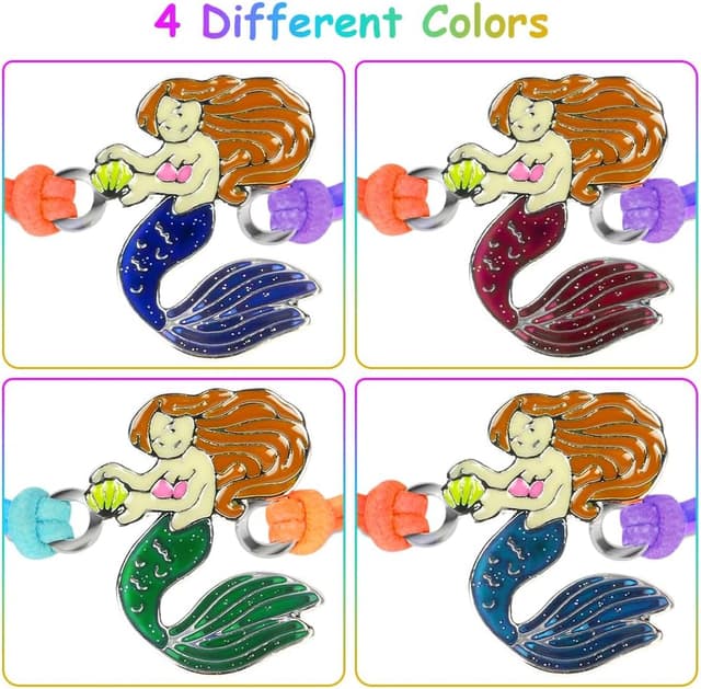 Detalle de Bracelet d’humeur thermochromique Flintronic pour enfants avec pendentif cheval