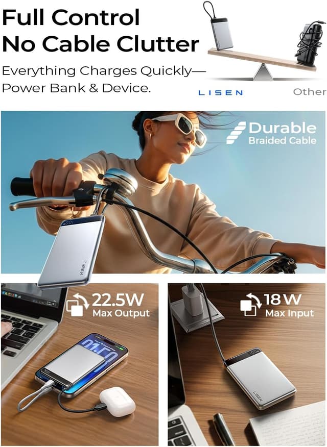 Thumbnail 6 de LISEN CCC Power Bank 10000mAh