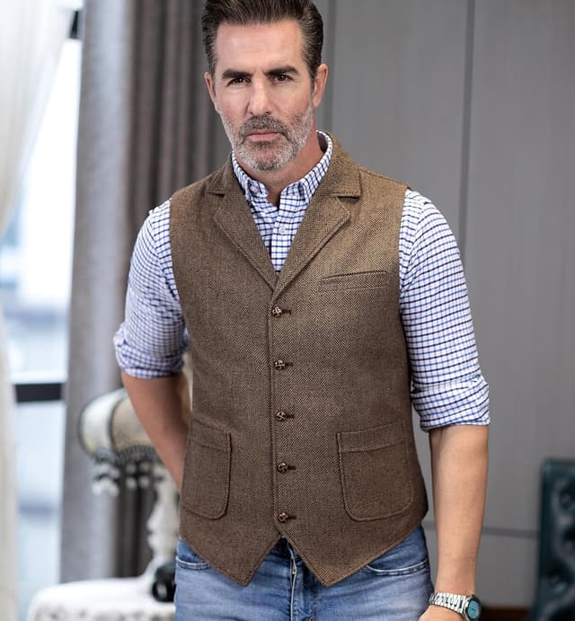 Thumbnail 4 de AeoTeokey Tweed Suit Vest