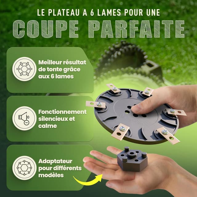 Detalle 2 de Plateau porte-lames GARLINGO 143 mm