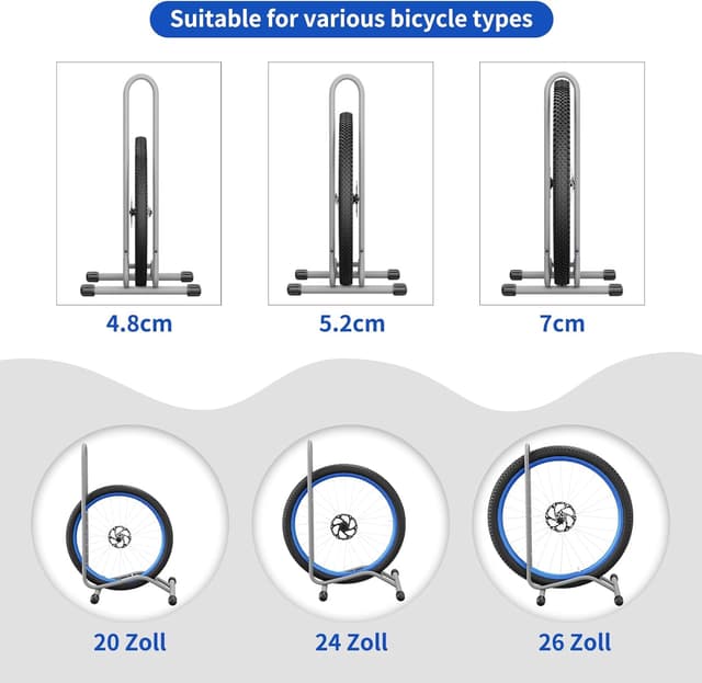 Thumbnail 6 de TLGREEN 3 supporti per bicicletta posteriori rimovibili: per pneumatici fino a 80 mm e fino a 28