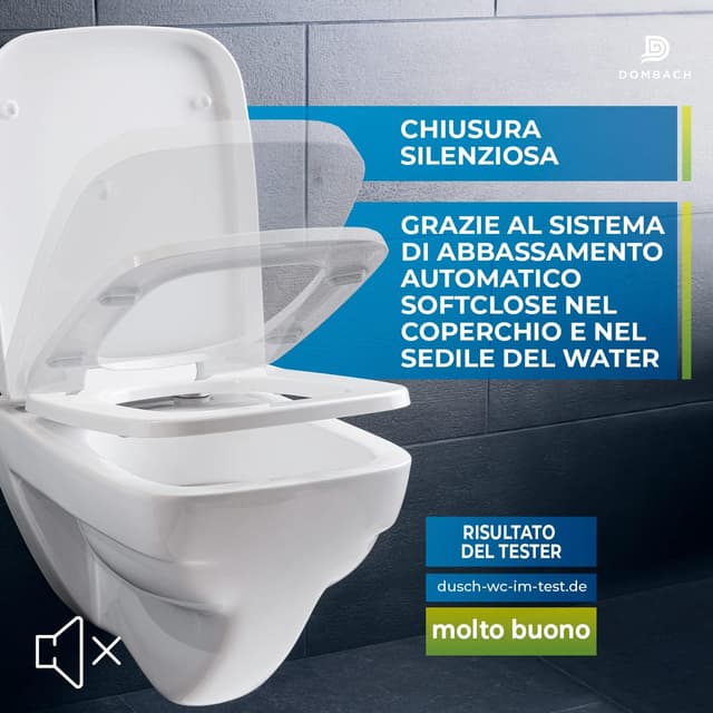 Thumbnail 2 de Dombach Lamera Sedile WC con chiusura lenta